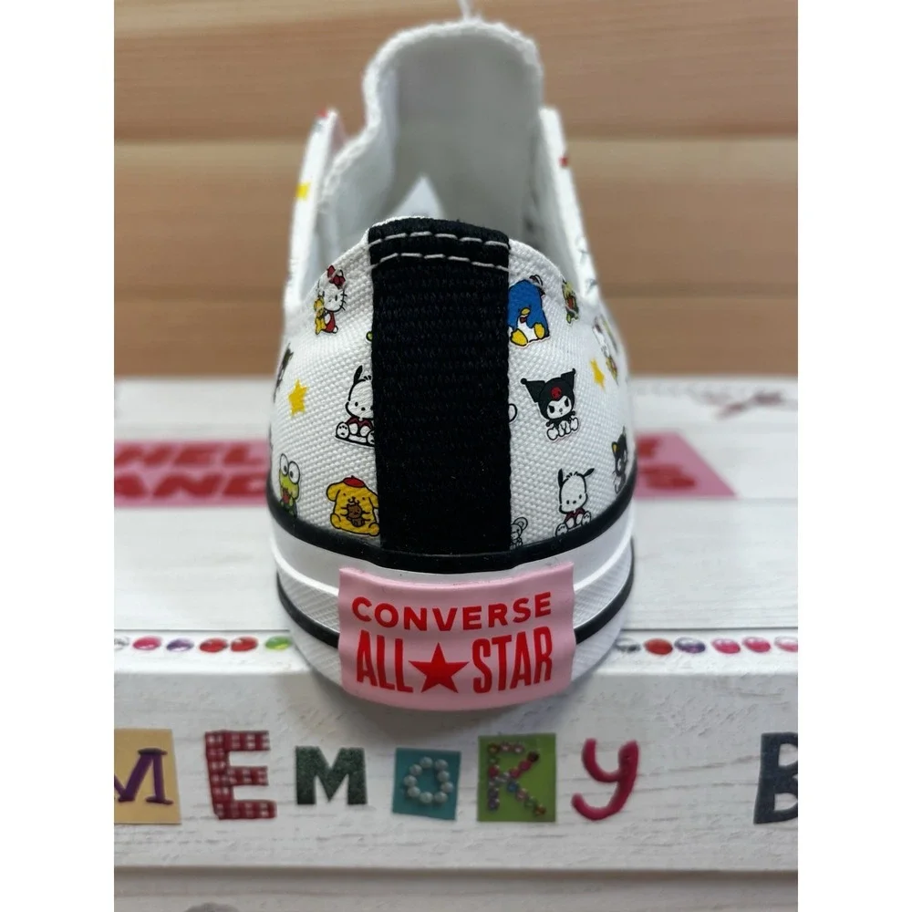 Converse HELLO KITTY And Friends Chuck Taylor White Low Sneakers Women's Sz 7.5